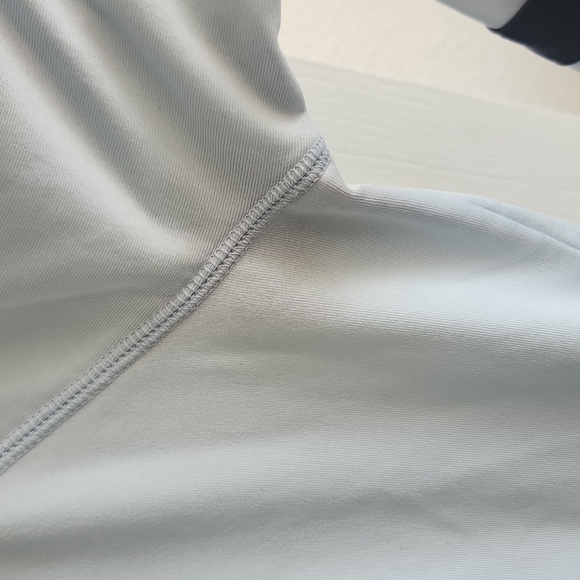 VICTORIA'S SECRET PINK Ultimate High Low Funnel Neck Full Zip Hoodie Baby Blue S - Picture 8 of 11